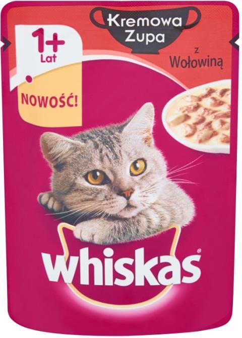 karma whiskas woa owina zupa krem 85g ceny i opinie ceneo pl karma dla kota whiskas woa owina zupa krem 85g zdja cie 1