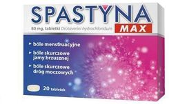 Zdjęcie Spastyna Max 80mg 20tabl. - Sieradz