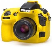EasyCover Silikonowa osłona na body aparatu Nikon D810 żółta (ECND810Y)