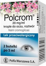 Lek na alergię Polcrom Krople do oczu 10ml 2x5ml - zdjęcie 1