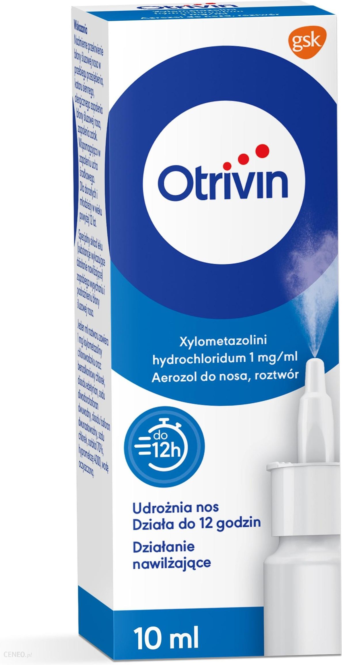 Otrivin Aerozol do nosa 1 mg/ml 10ml