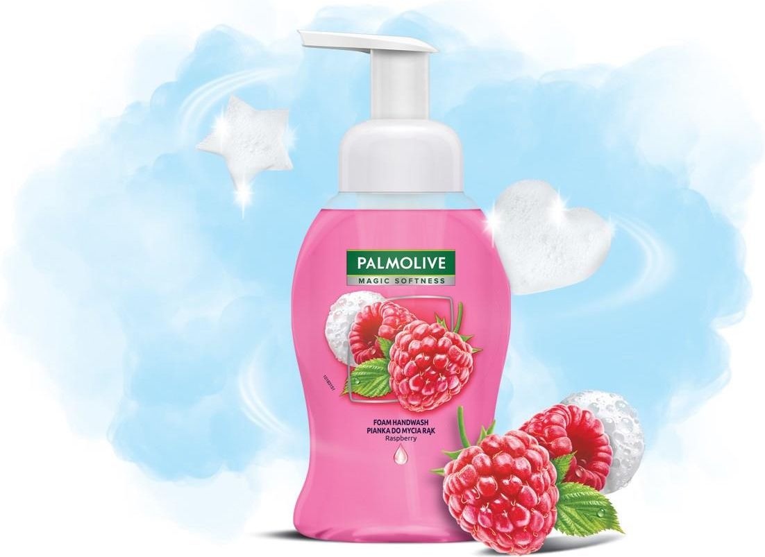 Palmolive Mydło w Piance Malina 250ml - zdjęcie 1 Palmolive Mydło w Piance Malina 250ml