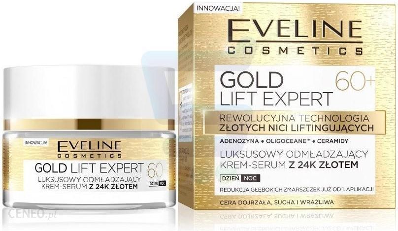  Eveline Gold Lift Expert 60+ Luksusowy Odmładzający Krem Serum do Twarzy 50ml