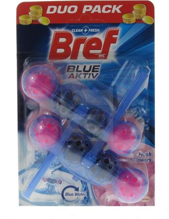 Bref Blue Active Kulki Do Wc Fresh Flowers 2 X 50 G