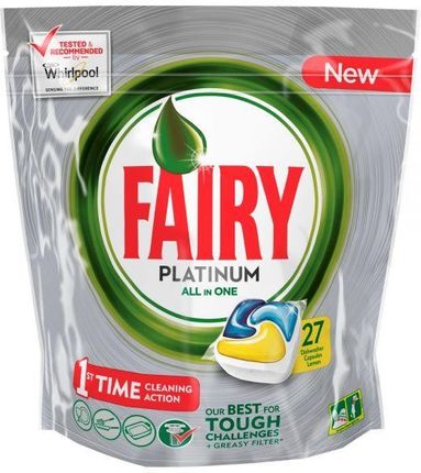 Fairy Platinum Kapsułki Do Zmywarki All In One Lemon 27 Szt