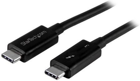 StarTech USB-C Thunderbolt 3 0.5m Czarny (TBLT34MM50CM)