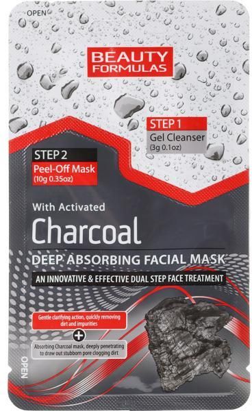 Beauty formulas маска для лица charcoal dual step фото