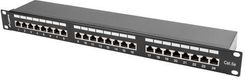 Zdjęcie Lanberg Patch panel 24 port 1U Cat.5e Ekranowany Czarny (PPS5-1024-B) - Jedwabne