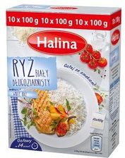 Halina Ryż Biały Długoziarnisty 10X100G - Ryż