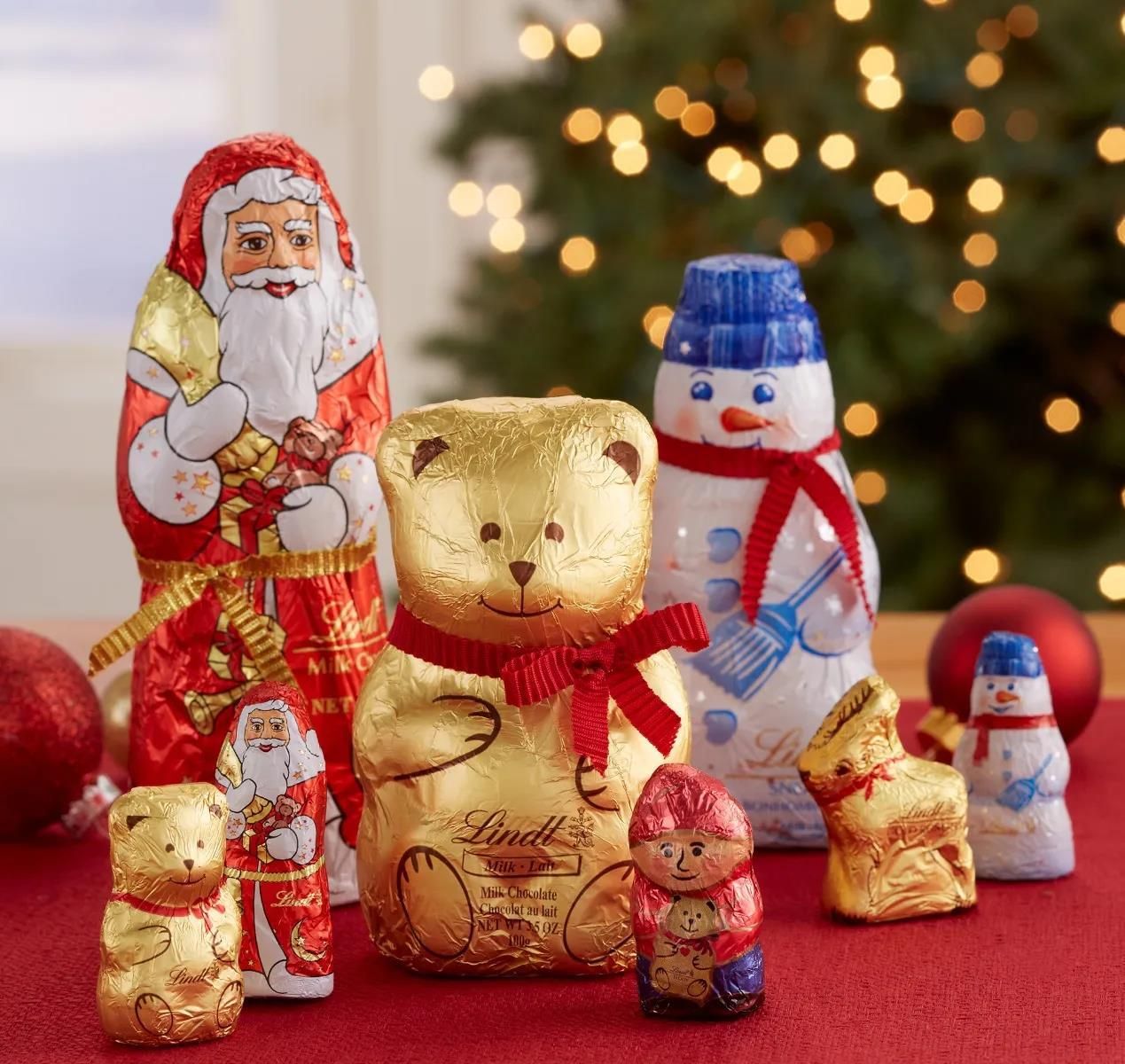 Lindt Mini Snowmen Bałwanki 5X10G - zdjęcie 5 Lindt Mini Snowmen Bałwanki 5X10G