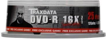TRAXDATA DVD-R 4,7GB 16X CAKE25 (9077A3ITRA014)