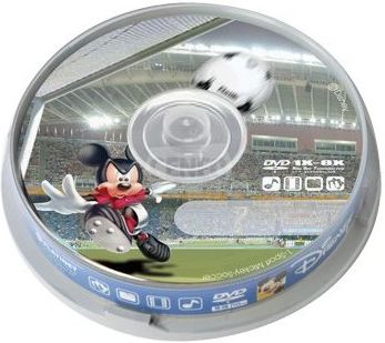 Disney DVD-R 4,7GB 8X MICKEY FOOTBALL CAKE10 DD1-3 ()