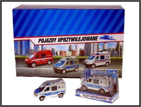 Hipo Mini Van Policja 8Cm