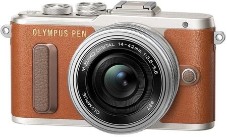 OLYMPUS PEN E-PL8 14-42mm オマケ付き Aparat OLYMPUS PEN E-PL8 + 14-42mm Pancake Czarny | MediaMarkt