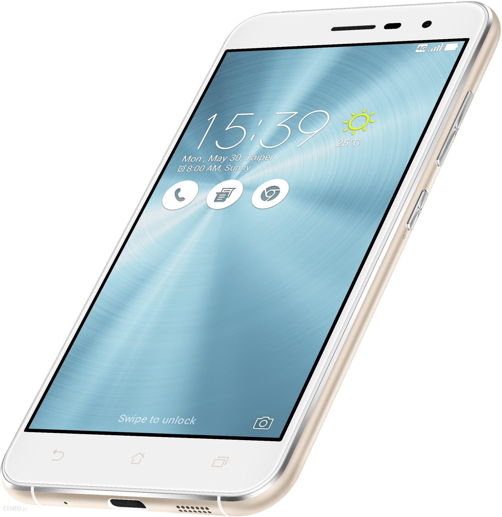ZenFone3 ZE520KL ASUS_Z017DA パールホワイト Android8 エイスース 