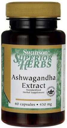 Kapsułki Swanson Ashwagandha Extract 450 mg 60 szt.