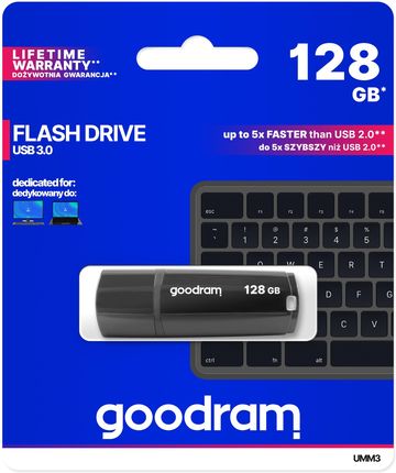 GOODRAM 128GB UMM3 BLACK USB 3.0 (UMM3-1280K0R11)