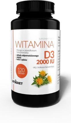 Witamina D3 2000 IU 120 kaps.