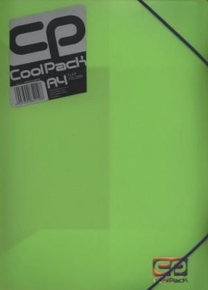 Patio Teczka Z Gumką A4 Cool Pack Green Neon