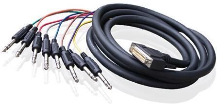 Alva AES25-4F4MPRO1 Kabel Aes/ebu D-Sub25 4x Xlr męski 4x Xlr