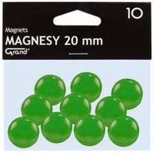 Zdjęcie Kw Trade Magnesy 20 Mm Zielone 10 Szt - Garwolin