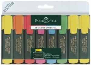 Faber-Castell Zakreślacz Fluorescencyjny Textliner 1548 8 Szt