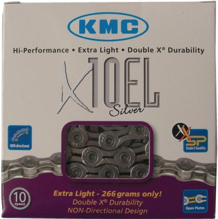 Kmc X-10-El 1/2 X 11/128 10-Krotne Srebrny