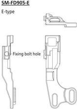 Zdjęcie Shimano Xtr Umwerfer Adapter Fd-9050/70 Di2 Częśł Do Przerzutek Do Bezpośredniego Montażu Czarny - Tarczyn