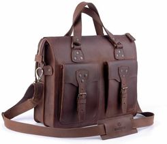 Zdjęcie Torba, teczka skórzana męska BarellyBags - barka - Kraków