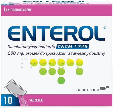 Enterol Probiotyk 10 saszetek 250 mg