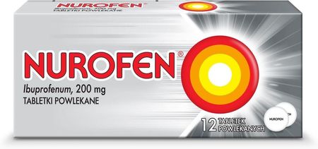 Nurofen ibuprofen 200mg 12 tabletek leki przeciwbólowe
