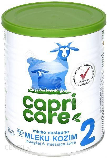 Capricare 2, mleko następne powyżej 6. miesiąca życia oparte na mleku  kozim, 800 g