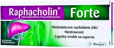 Raphacholin forte 10 tabletek