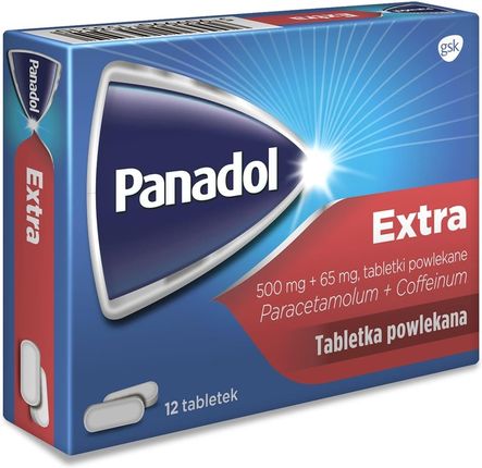 Panadol Extra 500 mg + 65 mg 12 tabletek
