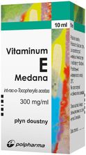 Zdjęcie Vitaminum E Medana Płyn Doustny 0,3g/1ml 10ml - Kolno