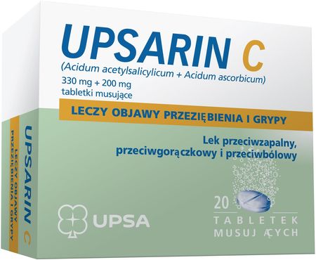 UPSARIN C, 20 tabletek musujących