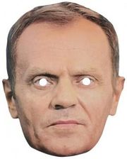 Zdjęcie strojekarnawalowe Maska papierowa Donald Tusk - Serock