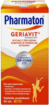 Geriavit Pharmaton 30 kapsułek