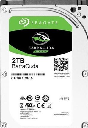 Seagate Barracuda 2TB 2,5" (ST2000LM015)