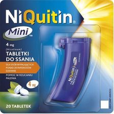 Zdjęcie NIQUITIN Mini, tabletki do ssania 4mg, 20 szt - Łaskarzew