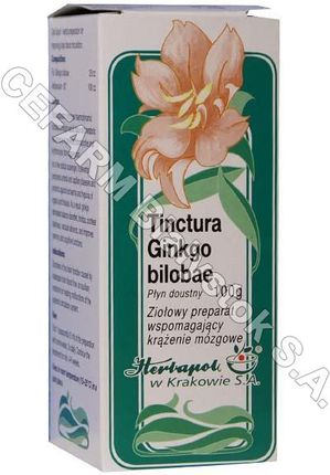 Płyn Tintctura Ginkgo Biloba 100ml