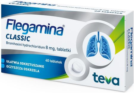 FLEGAMINA Classic tabletki 8mg, 40 tabletek