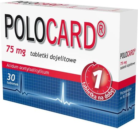 Polocard 75mg 30 tabletek