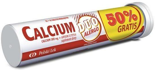 CALCIUM DUO ALERGO + Kwercetyna Tabletki na alergie 20tabl.