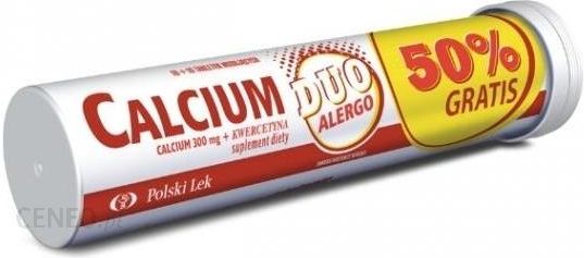 CALCIUM DUO ALERGO + Kwercetyna Tabletki na alergie 20tabl.
