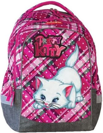 Plecak szkolny dwukomorowy Pretty Kitty 