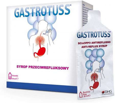 Gastrotuss syrop  przeciw refluksowi  25 saszetek po 20ml