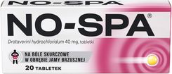 Zdjęcie No-Spa na ból brzucha 40 mg 20 tabletek - Muszyna