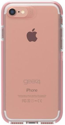 Gear4 Piccadilly Wzmocnione Etui Na Tył Apple Iphone 7 Na Tył Tworzywo Sztuczne Różowy Jasny