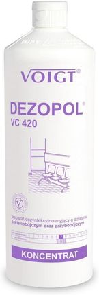 Voigt DEZOPOL VC 420 preparat przeznaczony do mycia i dezynfekcji wodoodpornych 1 litr VC-420/1